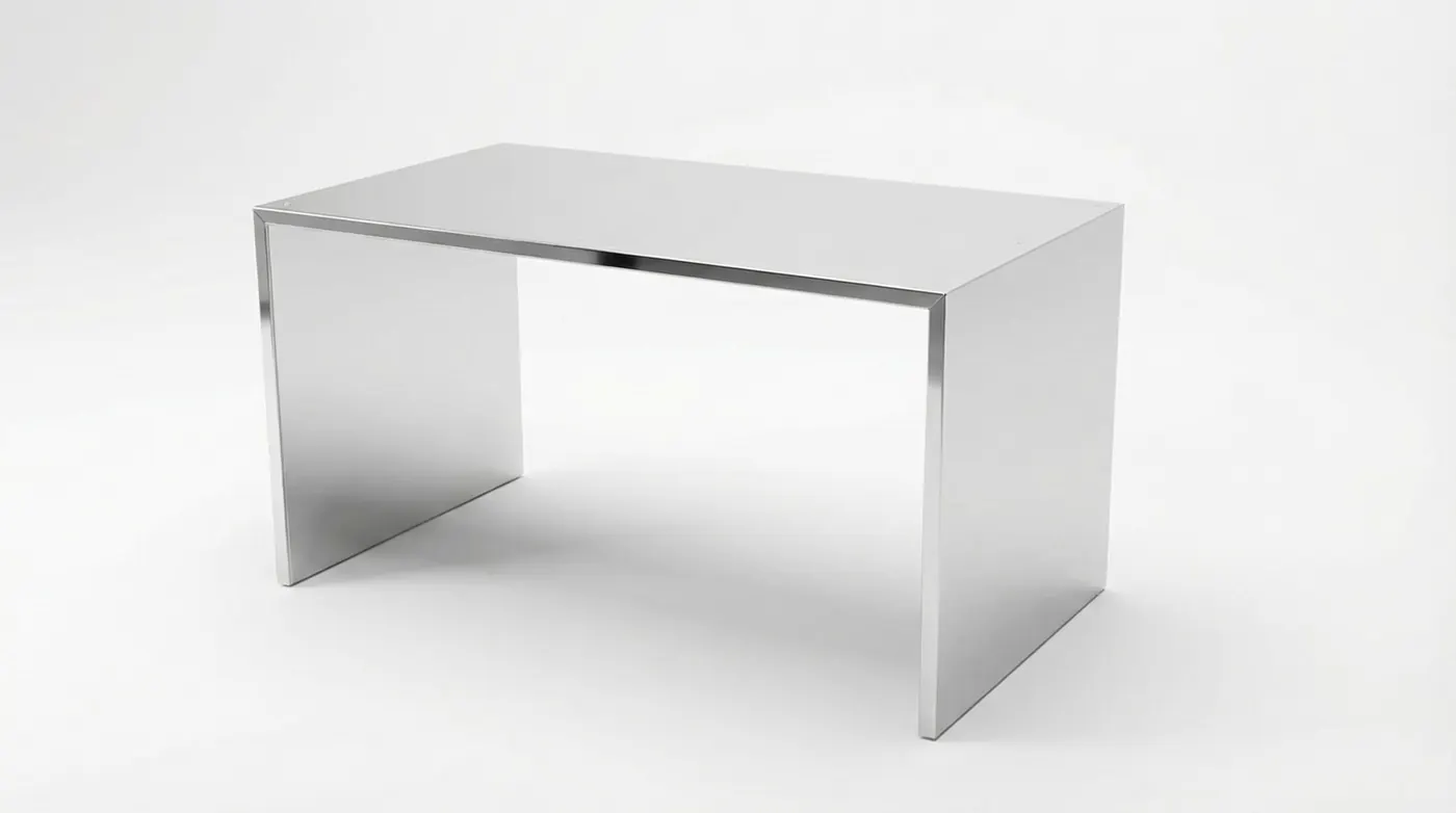 Chrome desk table
